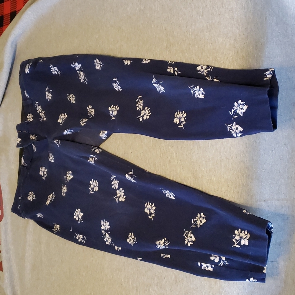 Floral business pants